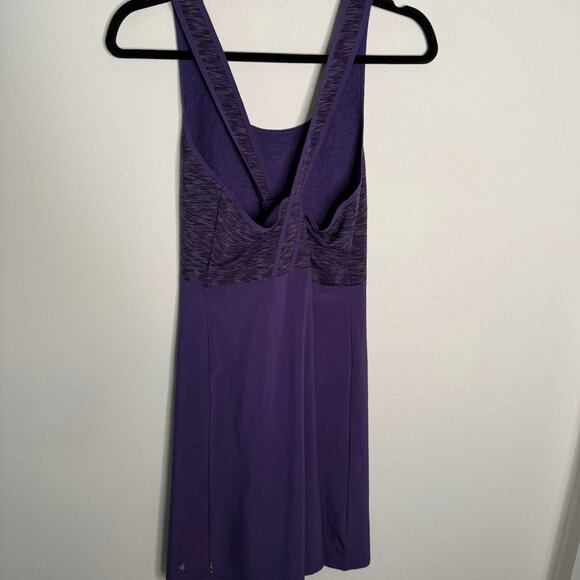 Smartwool Women's Medium Purple Merino Willow Sleeveless Dress Athleisure Casual - Picture 3 of 8